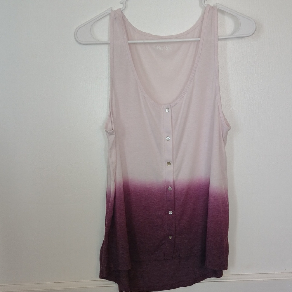 Purple Ombre Sleeveless Tank Top